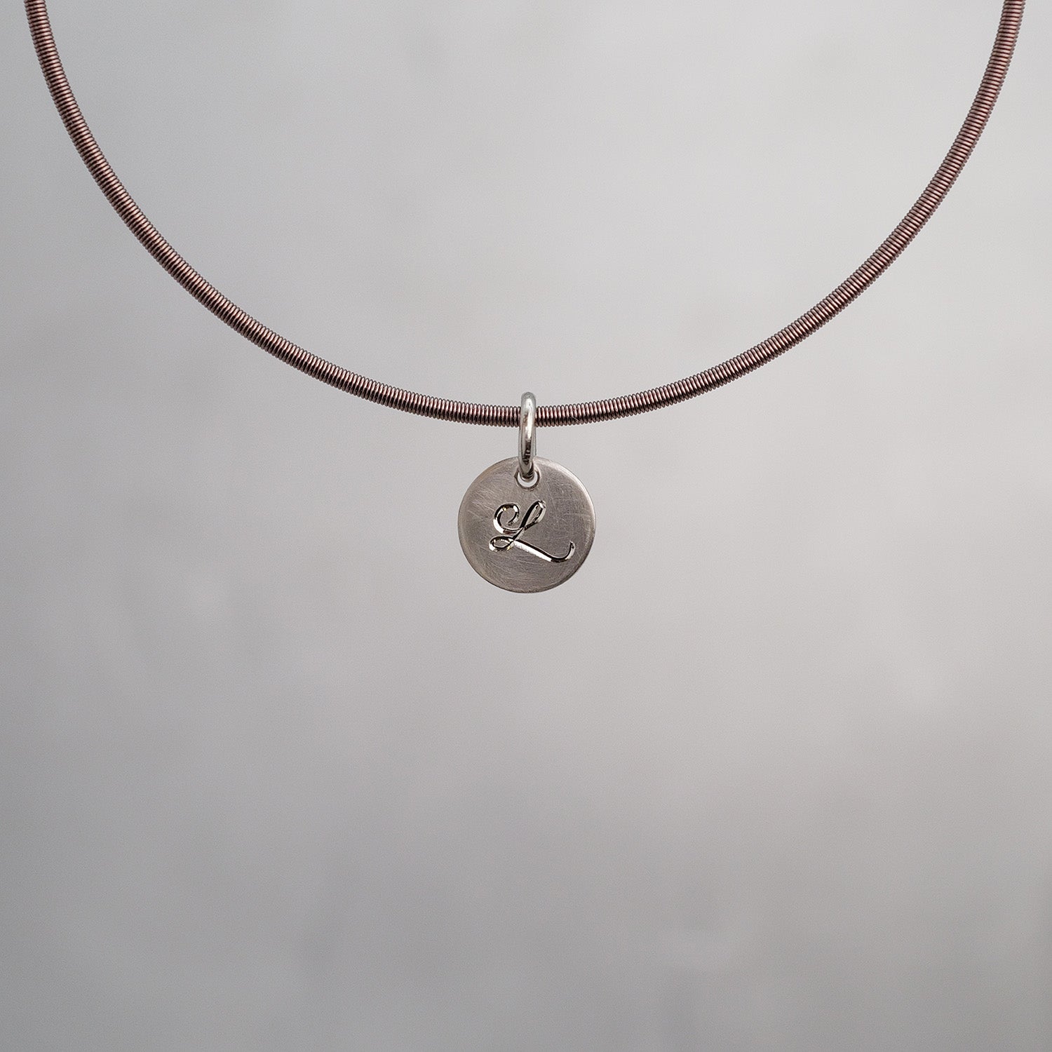 Round Sun Tag in 18K Gold