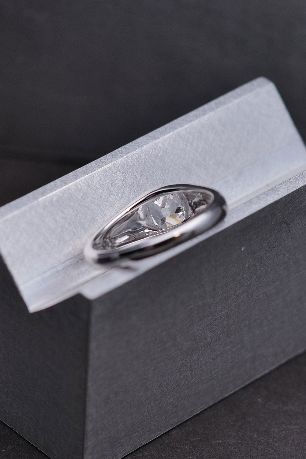 0.96ct Cushion Brilliant Cut Natural Diamond Ring