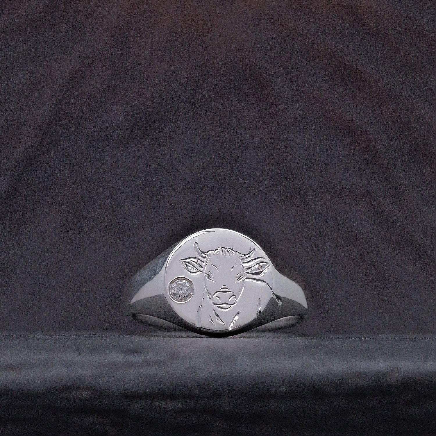 Silver Chinese Zodiac Signet Ring