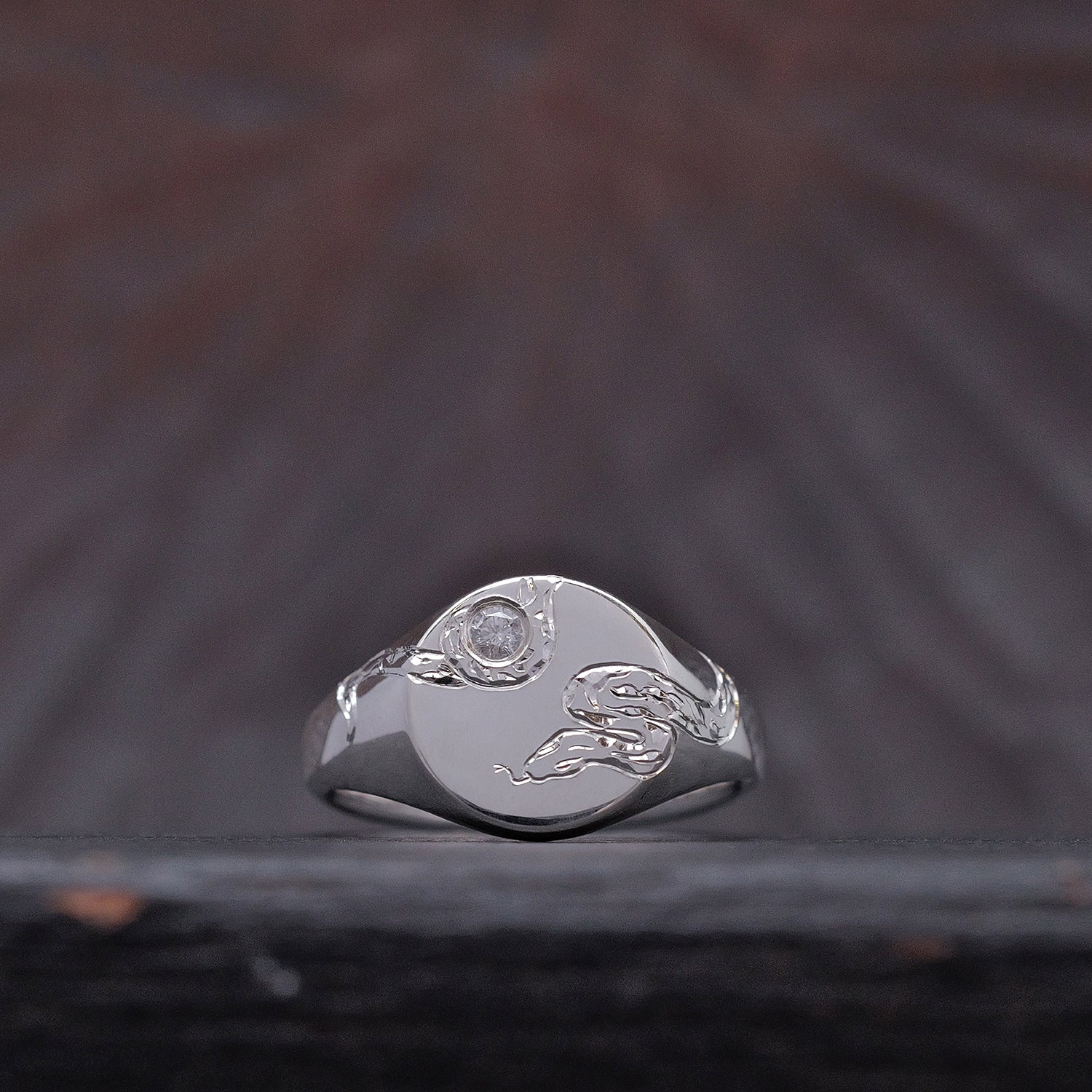 Silver Chinese Zodiac Signet Ring