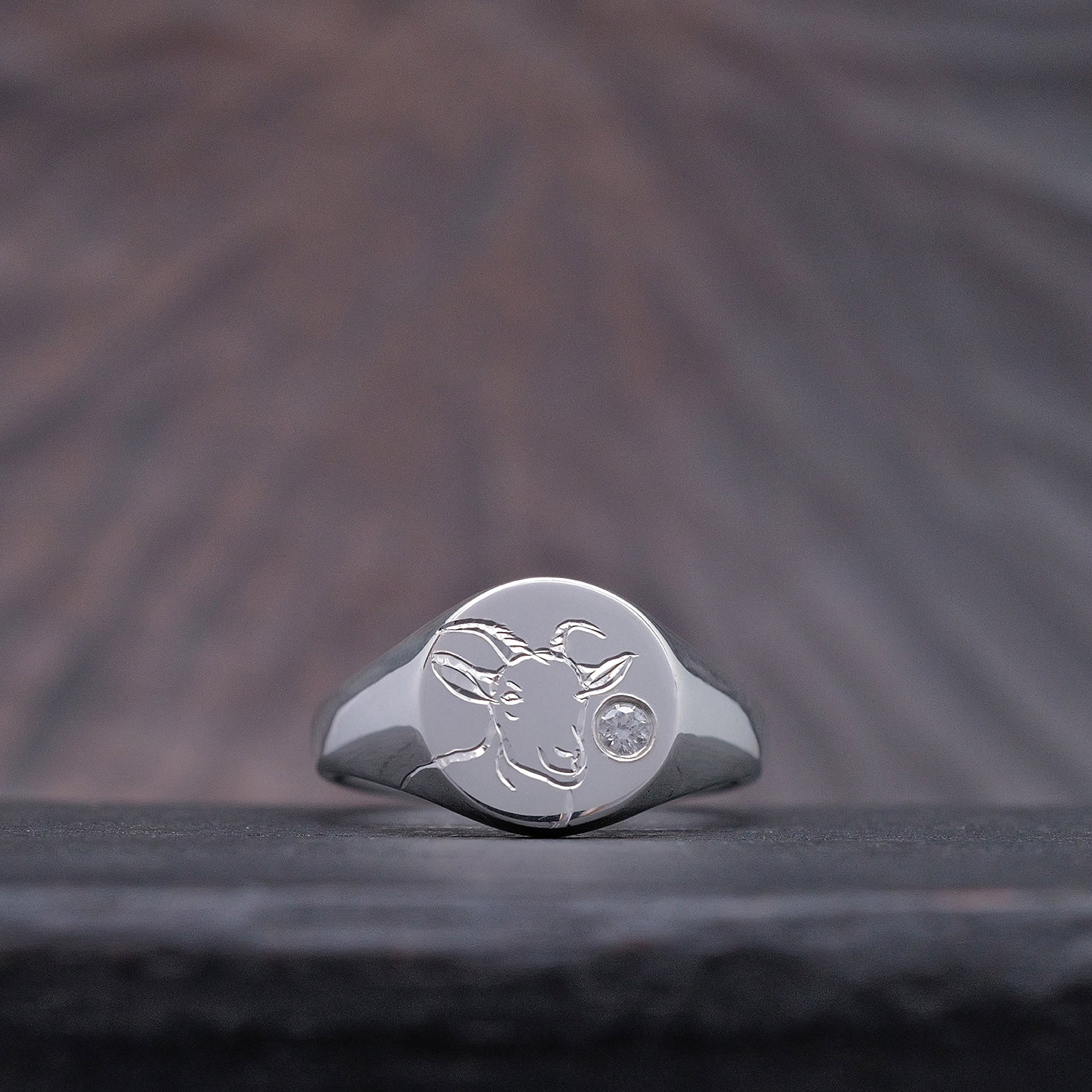 Silver Chinese Zodiac Signet Ring