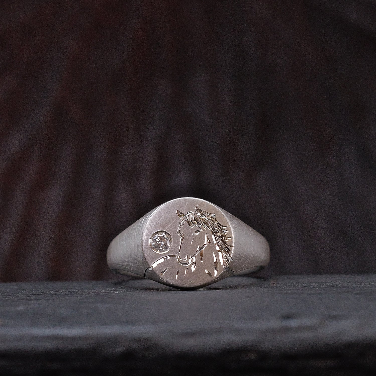 Silver Chinese Zodiac Signet Ring