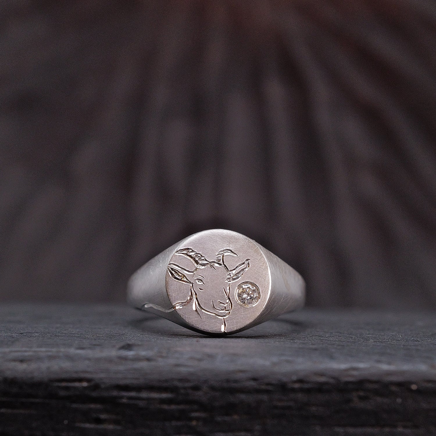 Silver Chinese Zodiac Signet Ring