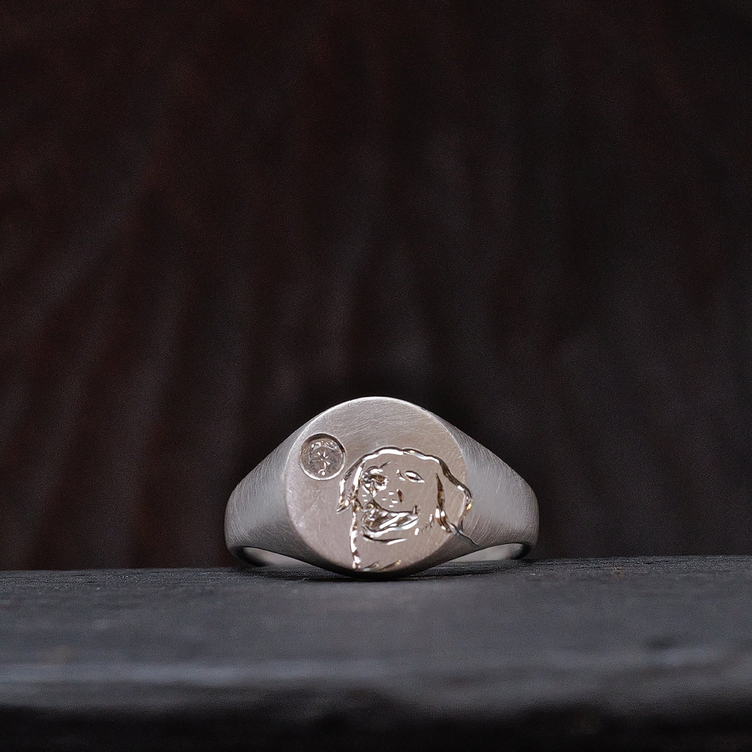 Silver Chinese Zodiac Signet Ring
