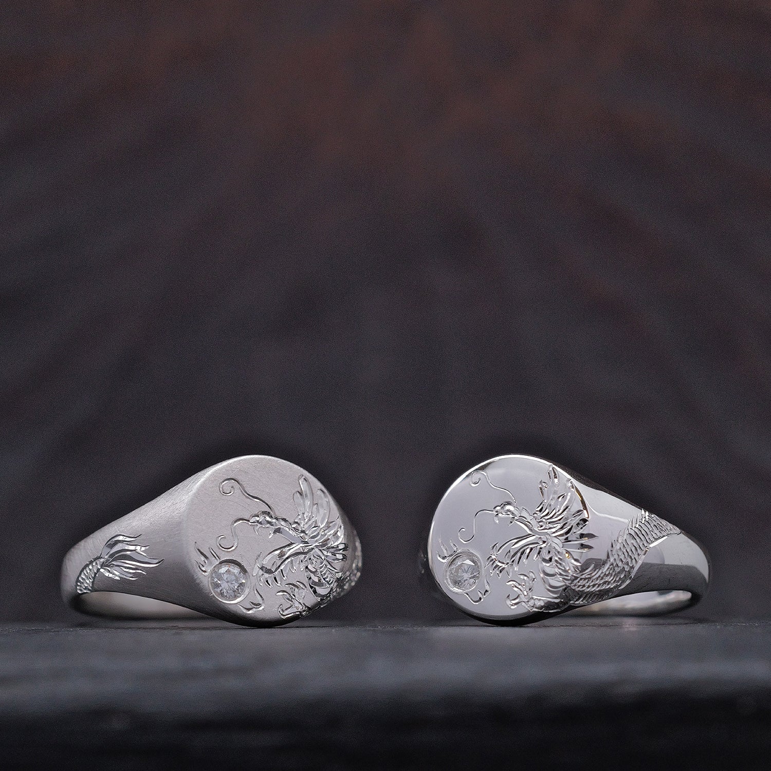 Silver Chinese Zodiac Signet Ring