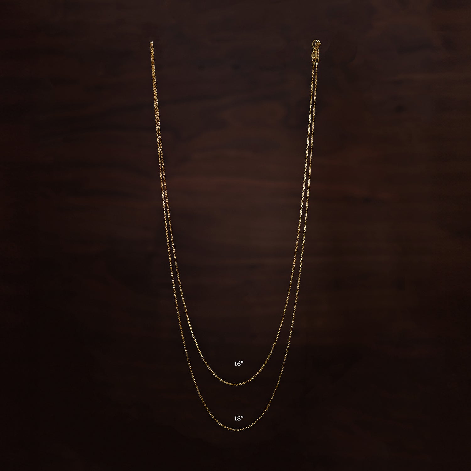 18K Gold Chain Necklace