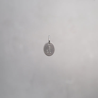 Oval Alphabet Sun Tag