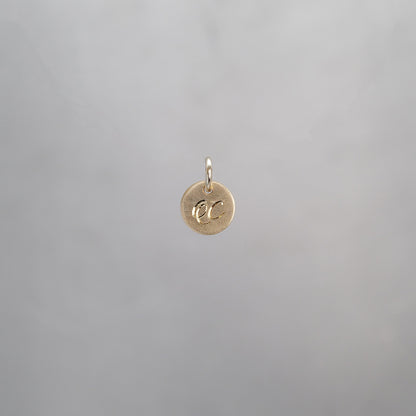 Round Alphabet Sun Tag