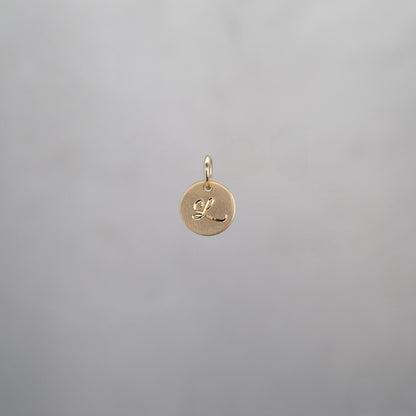 Round Alphabet Sun Tag