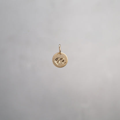 Round Alphabet Sun Tag