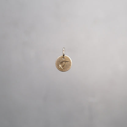 Round Alphabet Sun Tag