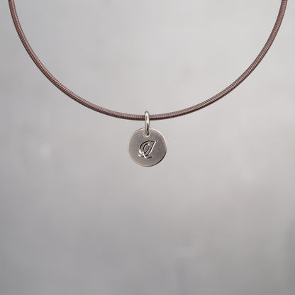 Round Sun Tag in 18K Gold