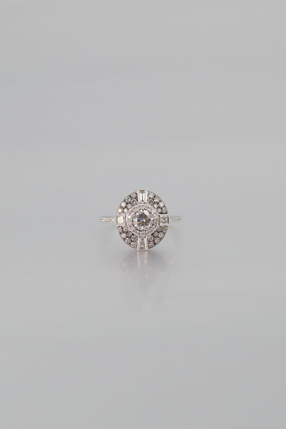Fancy Grey Diamond Ring