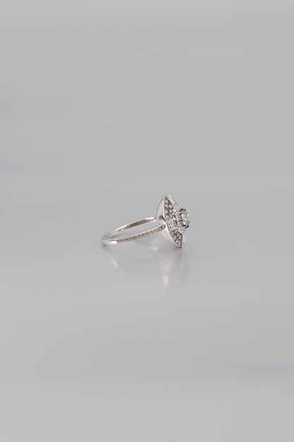 Fancy Grey Diamond Ring