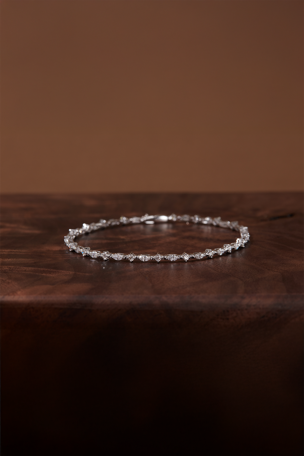 Marquise & Round Cut Diamond Bracelet