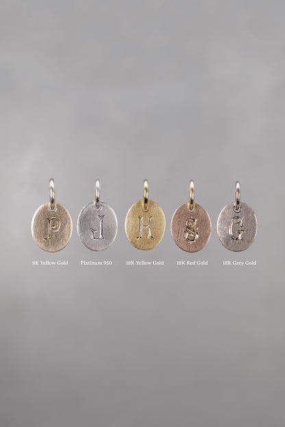 Oval Alphabet Sun Tag