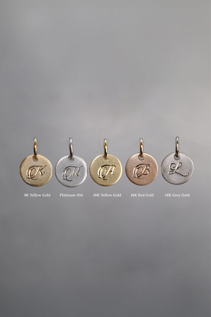 Oval Alphabet Sun Tag