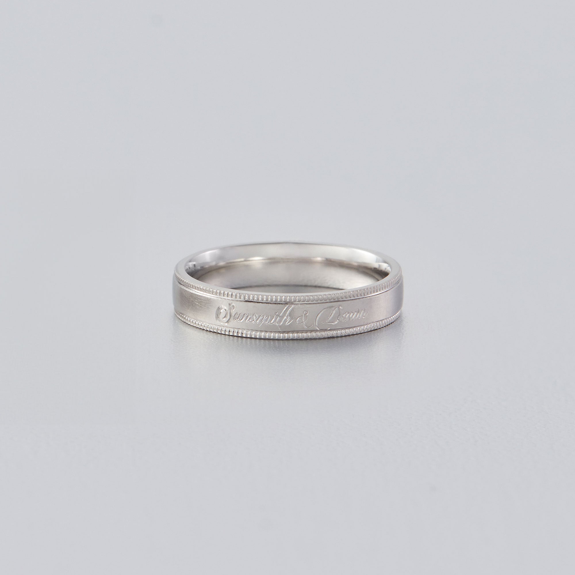 Sunsmith Millegrain Bold with Engraving
