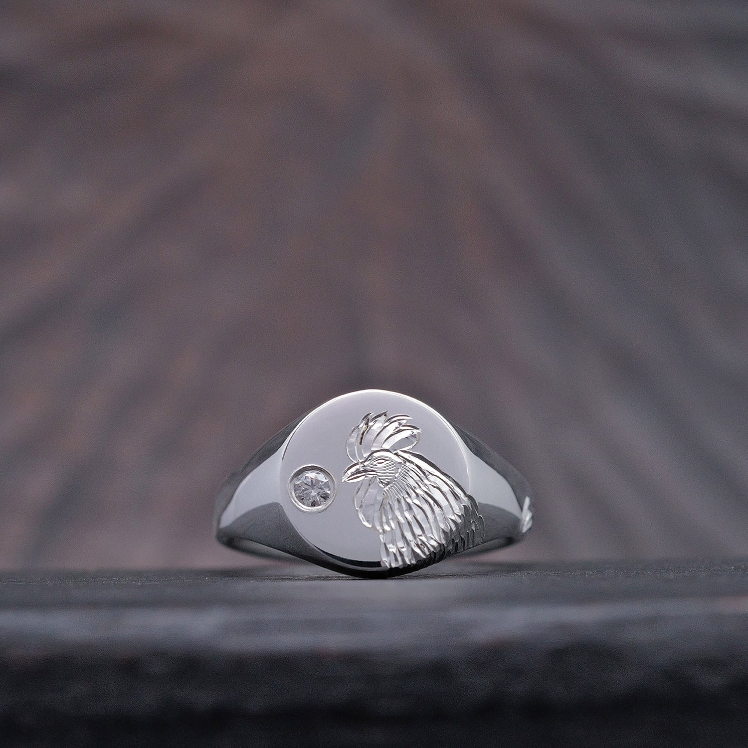 Silver Chinese Zodiac Signet Ring