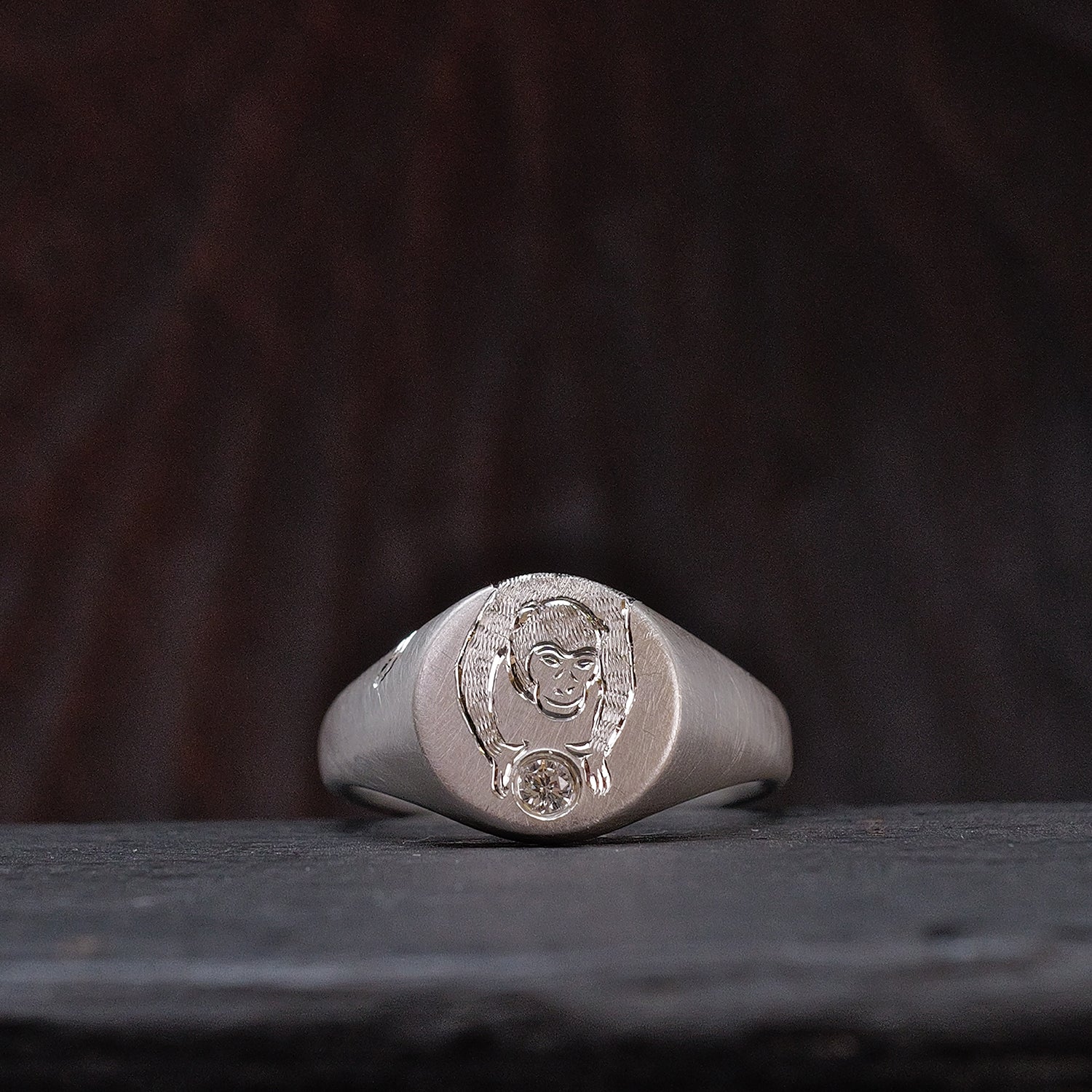 Silver Chinese Zodiac Signet Ring