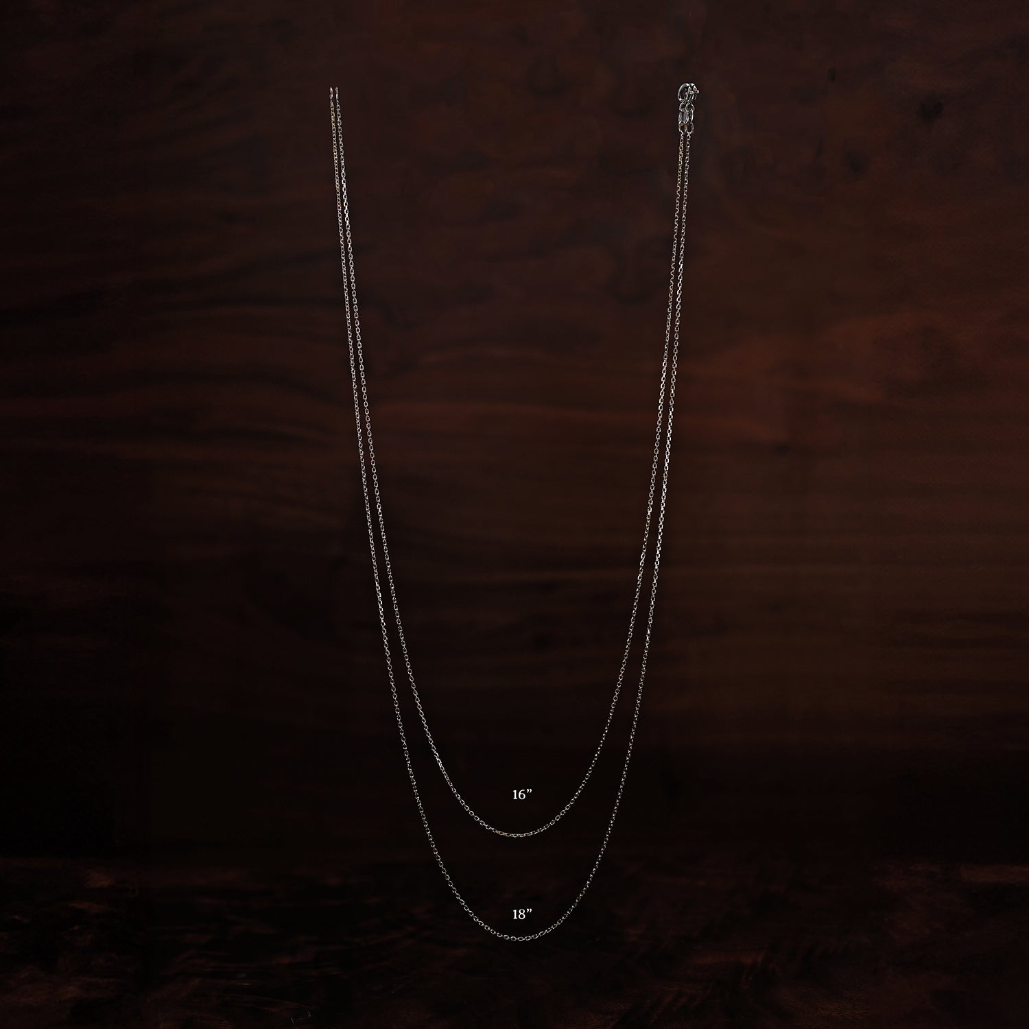 18K 金素鏈